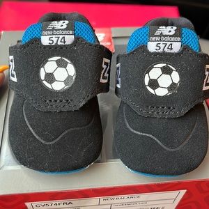 New Balance 574 Crib Shoes